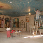 25 июня 2009 г. Начало реставрационных работ на Сергиевском подворье ИППО