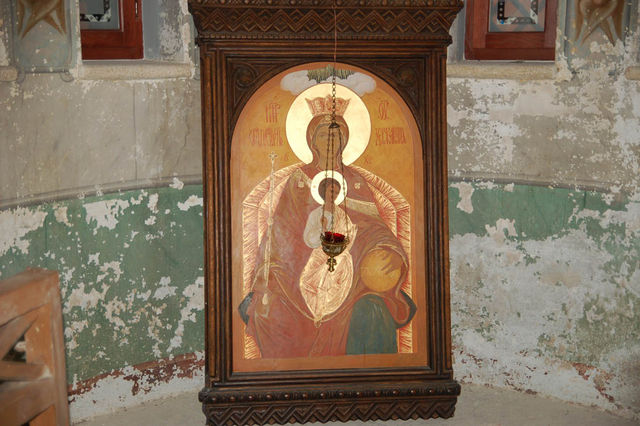 Икона Державной Божией Матери, переданная в дар ИППО начальником РДМ в Иерусалиме архимандритом Исидором (Минаевым)