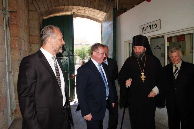 Председатель ИППО С.В.Степашин прибыл на Сергиевское подворье в Иерусалиме. © Иерусалимское отделение ИППО