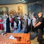 Молебен в народной трапезной Сергиевского подворья ИППО. © Иерусалимское отделение ИППО