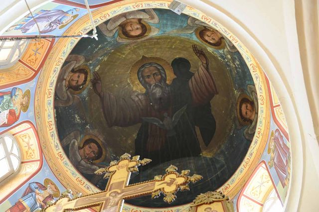 В монастыре Искушения на Сорокадневной горе. © Православный паломнический центр «Россия в красках» в Иерусалиме