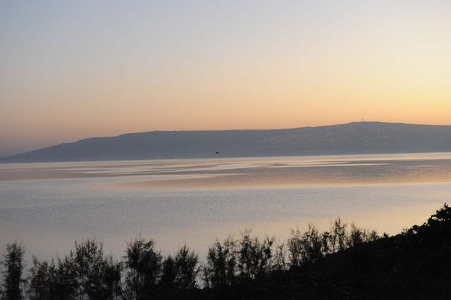Закат над морем Галилейским. © Православный паломнический центр «Россия в красках» в Иерусалиме