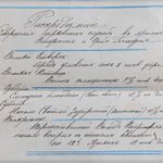 Документ 1895 года "Распределение церковных служб" найденный в архиве Сергиевского подворья ИППО.