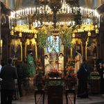 Богослужение в Троицком соборе РДМ. © Православный паломнический центр «Россия в красках» в Иерусалиме