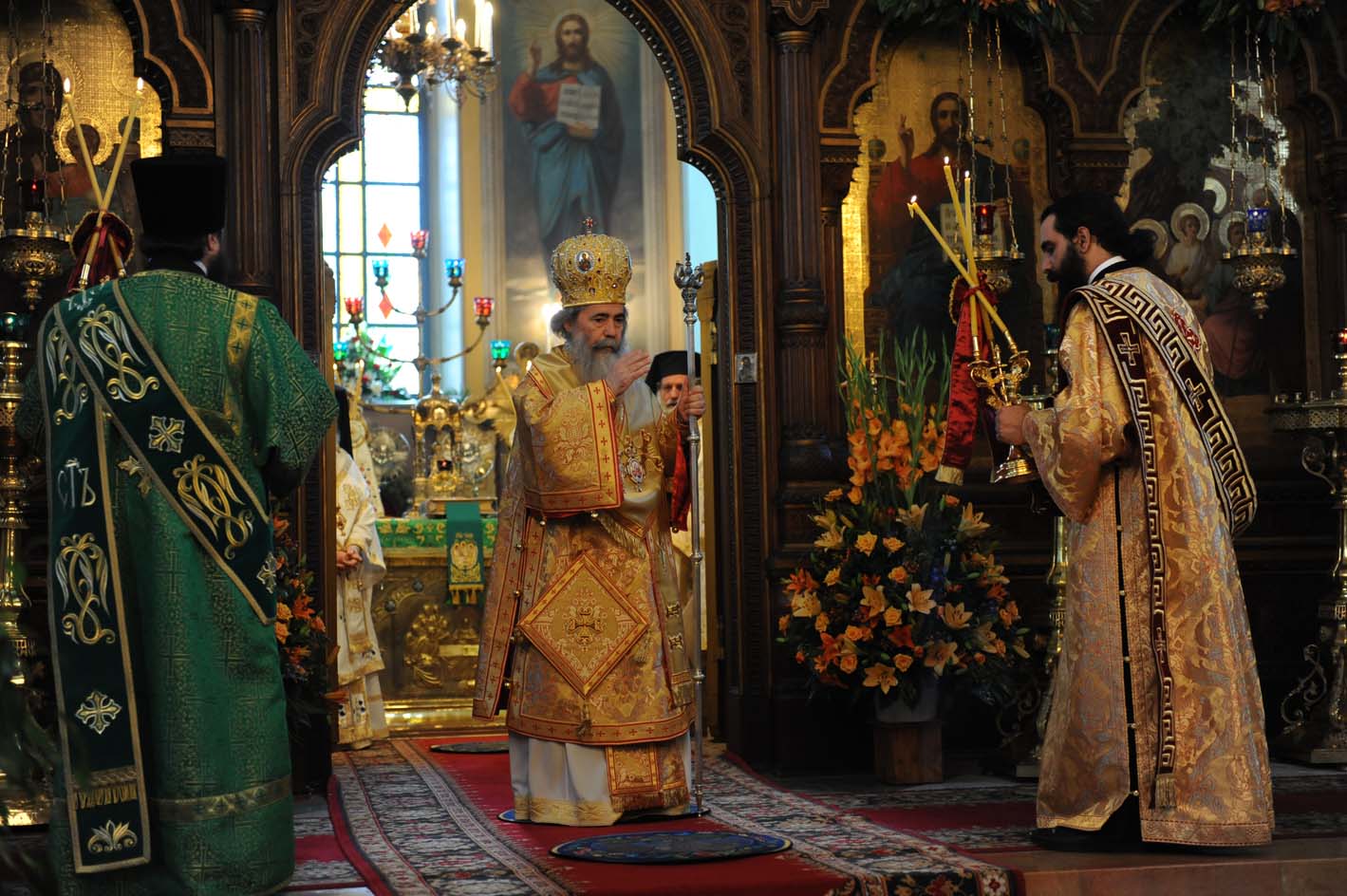 Блаженнейший патриарх Иерусалимский Феофил III. © Православный паломнический центр «Россия в красках» в Иерусалиме