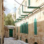 Вид на храм Гроба Господня с восточной стороны. Фото © паломнический центр "Россия в красках" в Иерусалиме