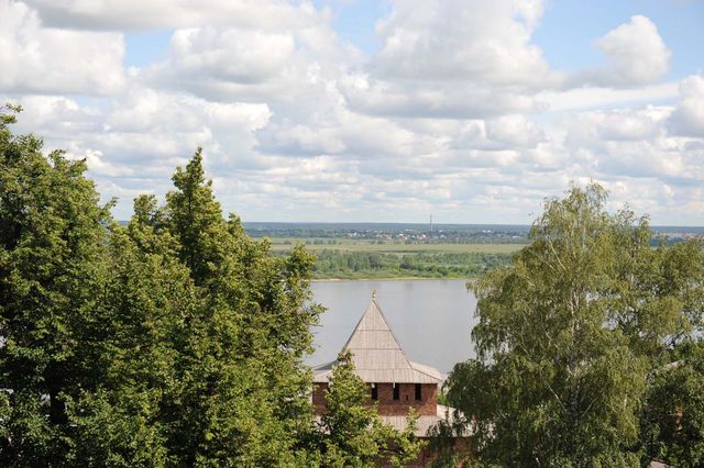 Вид на Нижегородский Кремль и реку Волгу. © Фото Ларисы Платоновой