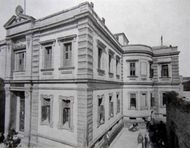 Здание Александровского подворья Императорского Православного Палестинского Общества в Иерусалиме