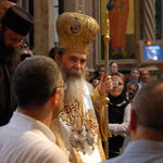 Крестный ход во главе с патриархом Иерусалимским Феофилом III. Фото © "Россия в красках" в Иерусалиме