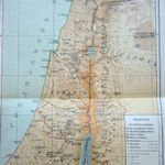 Карта Палестины в приложении к путеводителю. © Иерусалимское отделение ИППО