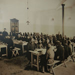 Первый обед в народной трапезной Сергиевского подворья. 1889 г. © Иерусалимское отделение ИППО