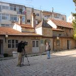 18 февраля 2009 г. Российская телекомпания "НТВ" работает на Сергиевском подворье. © Иерусалимское отделение ИППО