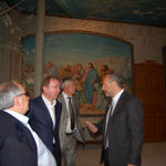 21 мая 2009 г. Управделами Президента России - В.И. Кожин в народной трапезной Сергиевского подворья в Иерусалиме