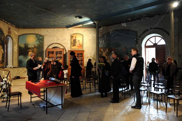 28 февраля 2010 г. Делегация Государственной академии славянской культуры прибыла на Сергиевское подворье в Иерусалиме
