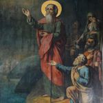 Русская икона чуда пророка Елисея в греческом монастыре пророка Елисея в Иерихоне