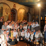 9 ноября 2010 года Русские православные паломники из Санкт-Петербурга на Сергиевском подворье