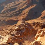 Гора Джебель Зеир и долина Вади Эш-Садад. Высота 2600 м. © Православный паломнический центр "Россия в красках"