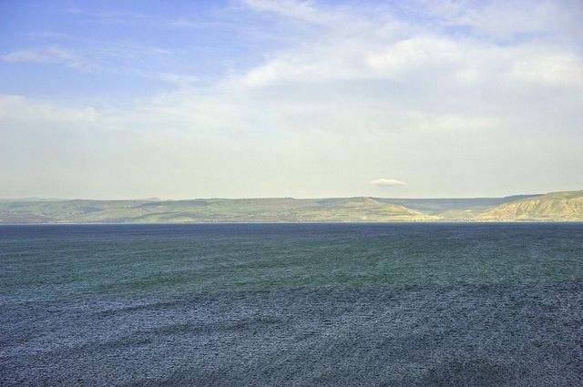 Галилейское море. Вид на северо-восток. © Фото Владимира Шелгунова