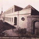 Строительство Сергиевского подворья. Вид на восточный фасад. 2 августа 1888 года