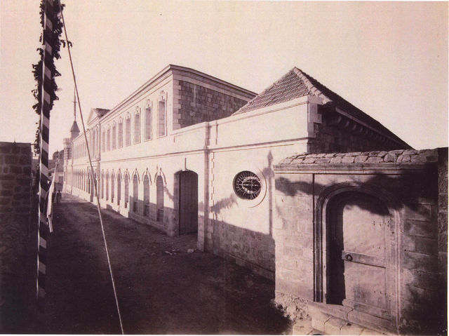 Сергиевское подворье. Вид на восточный фасад. 1888 год