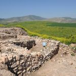 Руины "Израильской башни". Предположительно самой поздней постройки Хацора, датируемая 732 г. до н.э.