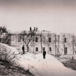 Строительство храма св. Марии Магдалины в Гефсимании. 1885-1888 гг. Фото отца Тимона