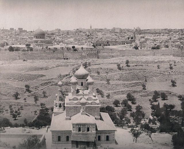 Храм св. Марии Магдалины.1888 г. Фото отца Тимона. © Иерусалимское отделение ИППО