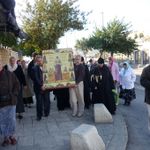 Крестный ход в Гефсимании в Иерусалиме