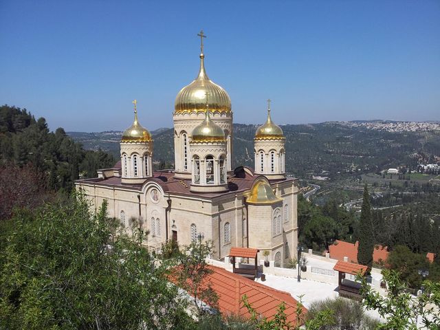 Храм всех русских святых в Горненском русском женском монастыре в Иерусалиме