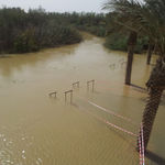 Вивафара во время февральских дождей 2012 года. Подлинное место Крещения на реке Иордан