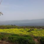 Вид на Галилейское море с горы Блаженств. Галилея