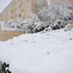 Весь Иерусалим завалили снегом