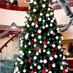 Рождественская ёлка в отеле св. арх. Гавриила в Вифлееме