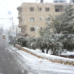 Начало снежной бури в Вифлееме. Четверг 12 декабря 2013 года