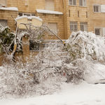Снежная буря на юге Иерусалима. 12 декабря 2013 года. Четверг