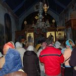 Ночная литургия, совершаемая паломниками. © Православный паломнический центр "Россия в красках" в Иерусалиме