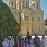 У храма Всех русских святых в Горненском монастыре в Иерусалиме
