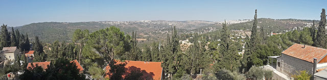 Панорама на селение Эйн-Керем