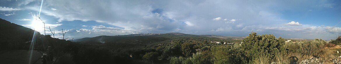 Панорама окрестностей горы Фавор