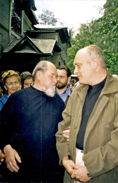 Батюшка с Владимиром Багрянцевым