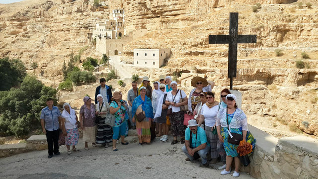 21 сентября 2015 г. В монастыре препп. Иоанна и Георгия Хозевитов в Иудейской пустыне