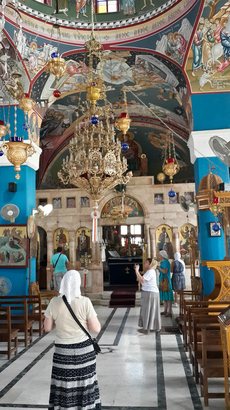 21 сентября 2015 г. В греческом православном монастыре пророка Елисея в Иерихоне