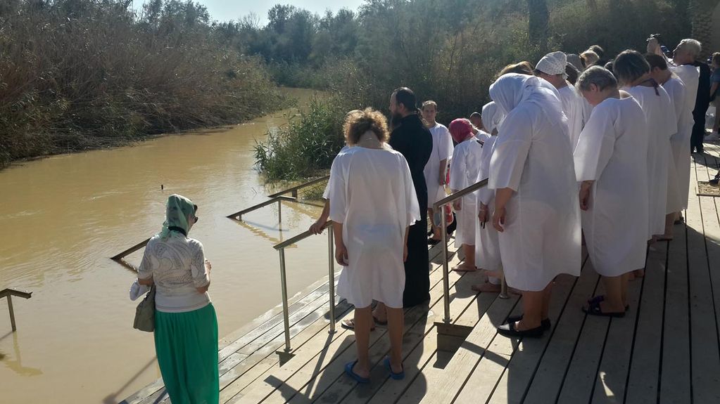 13 ноября 2015 г. На месте Крещения на реке Иордан