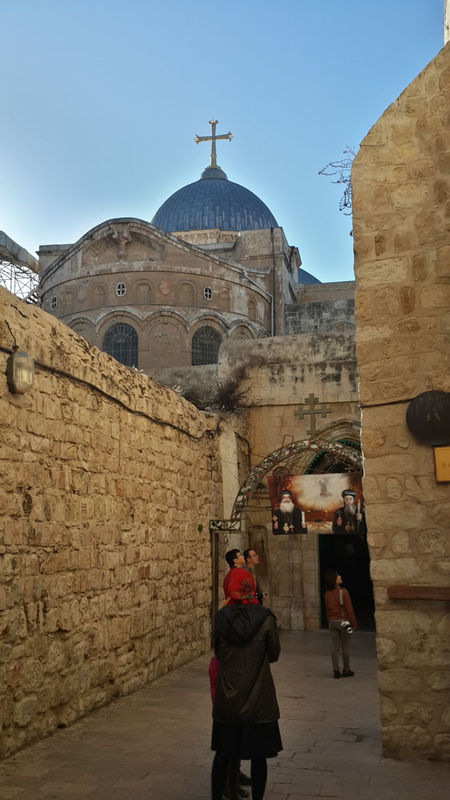 Храм Гроба Господня в Иерусалиме. 6 января 2017 года