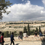 Панорама на Храмовую гору Иерусалима. 15 апреля 2017 года