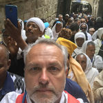 Крестный ход Великой Пятницы в Страстную Седмицу в Иерусалиме. 14 апреля 2017 года