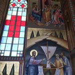 Росписи интерьера греческого православного храма св. 12 апостолов в Капернауме