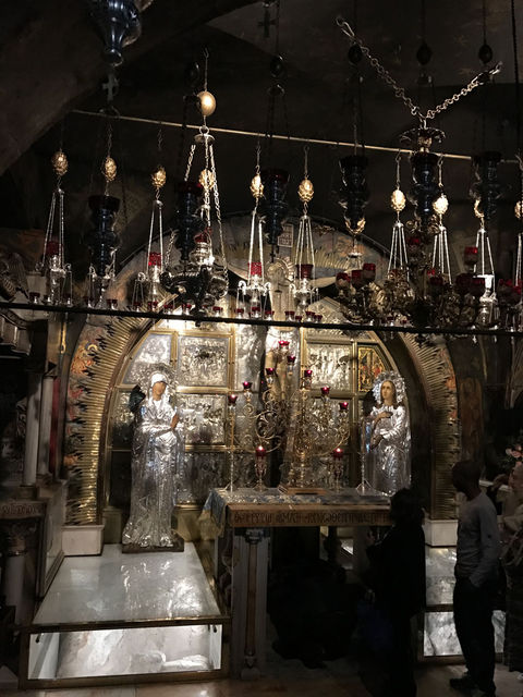 Свята Голгофа. Храм Гроба Господня в Иерусалиме. 8 апреля 2017 года