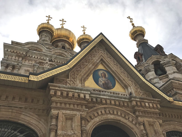 Храм св. Марии Магдалины в Гефсимании Русской православной церкви Зарубежом. 9 апреля 2017