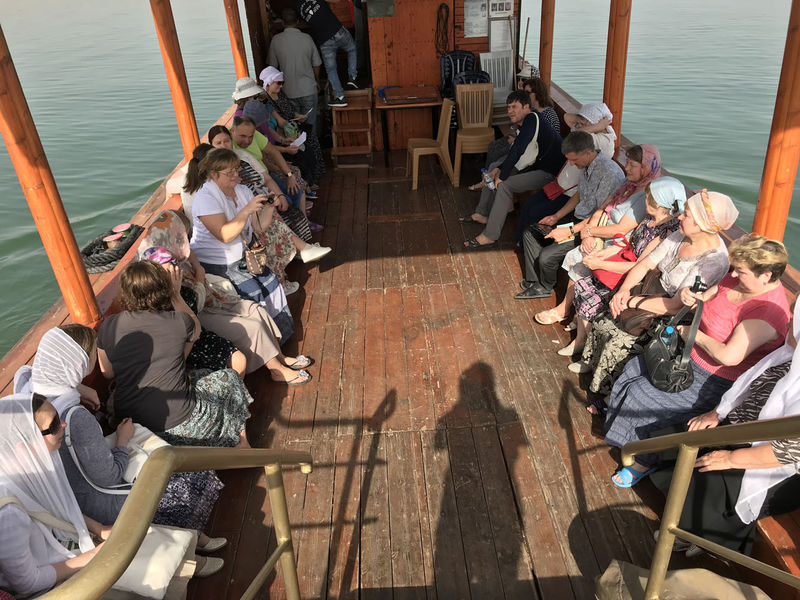 На лодке по морю Галилейскому. 19 октября 2017
